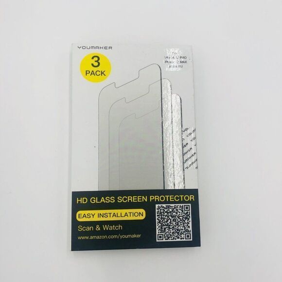 Brand New‎ Youmaker iPhone 12 Pro Max Tempered Glass Screen Protector - Picture 1 of 4